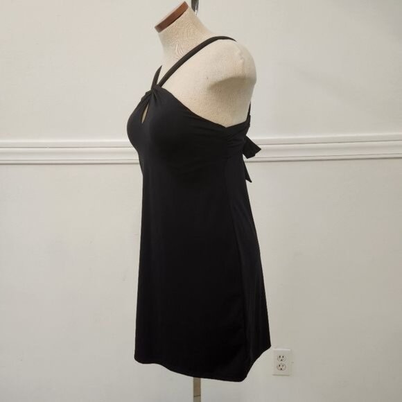 Athleta halter tie black dress - Picture 8 of 13